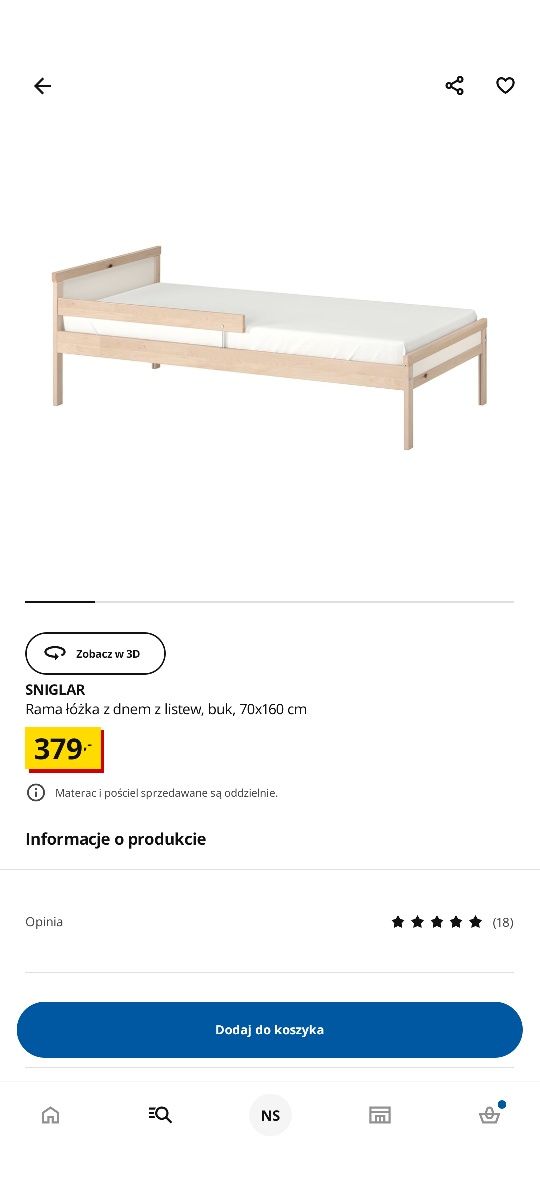 Sprzedam łóżko z materacem