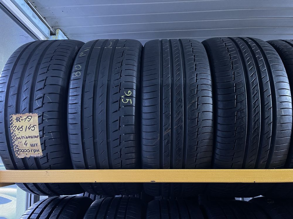 245/45 R19 Continental 4 шт 2021рік