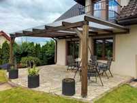 Zadaszenie tarasu 5x4, pergola tarasowa, taras poliweglan, montaż