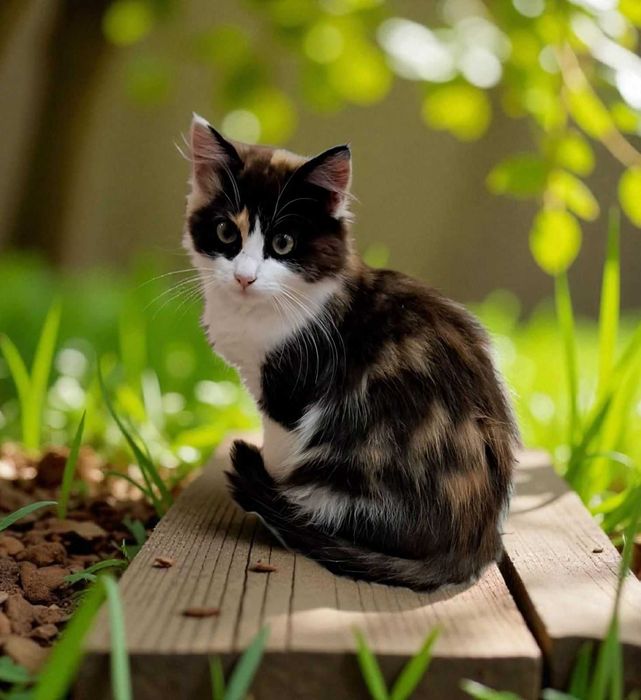 Шукає дім трьохмасна киця