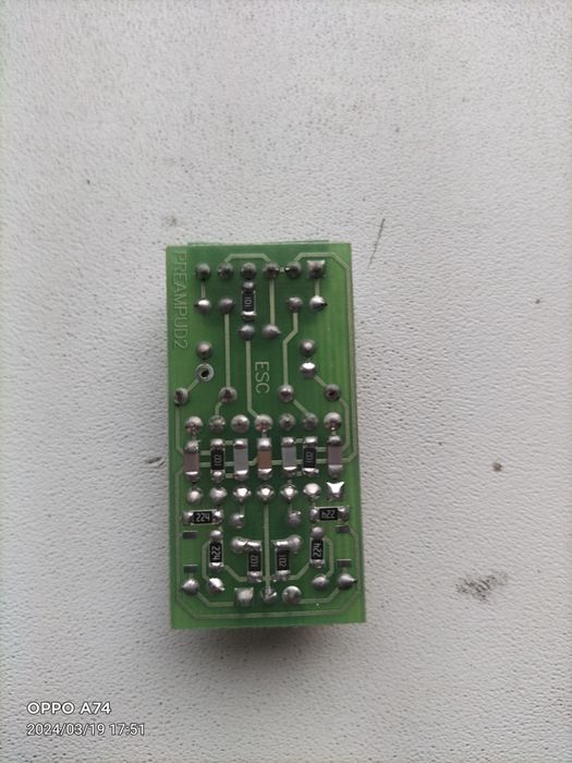 Підсилювач для електронного мікрофона на К157УД2 ( стерео)