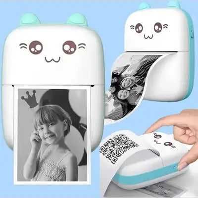 Акція! Дитячий міні Bluetooth принтер для фотографій та етикеток прінт