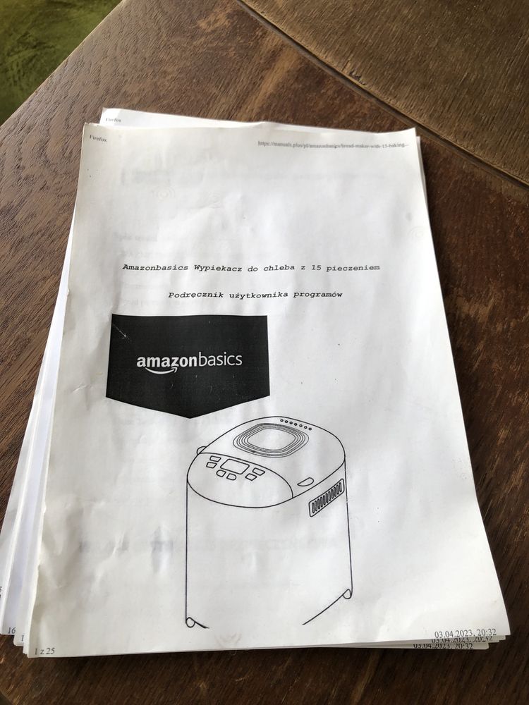 Wypiekacz do chleba Amazonbasics