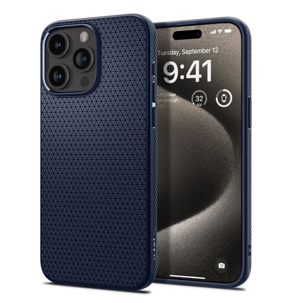 Защитный чехол Spigen Liquid air , Crystal hybrid 12 pro max