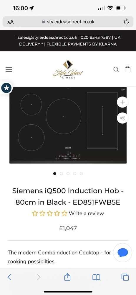 Siemens plyta indukcyjna