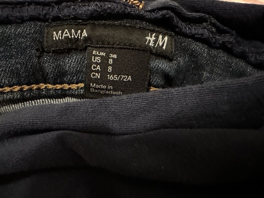 Jeansy maternity H&M mama spodnie ciążowe