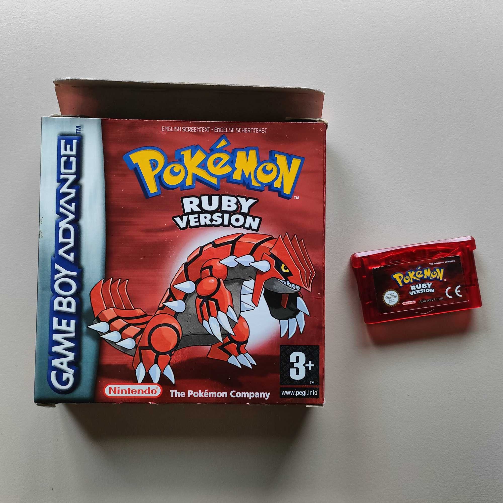 Pokemon Ruby Gameboy Advance oryginał