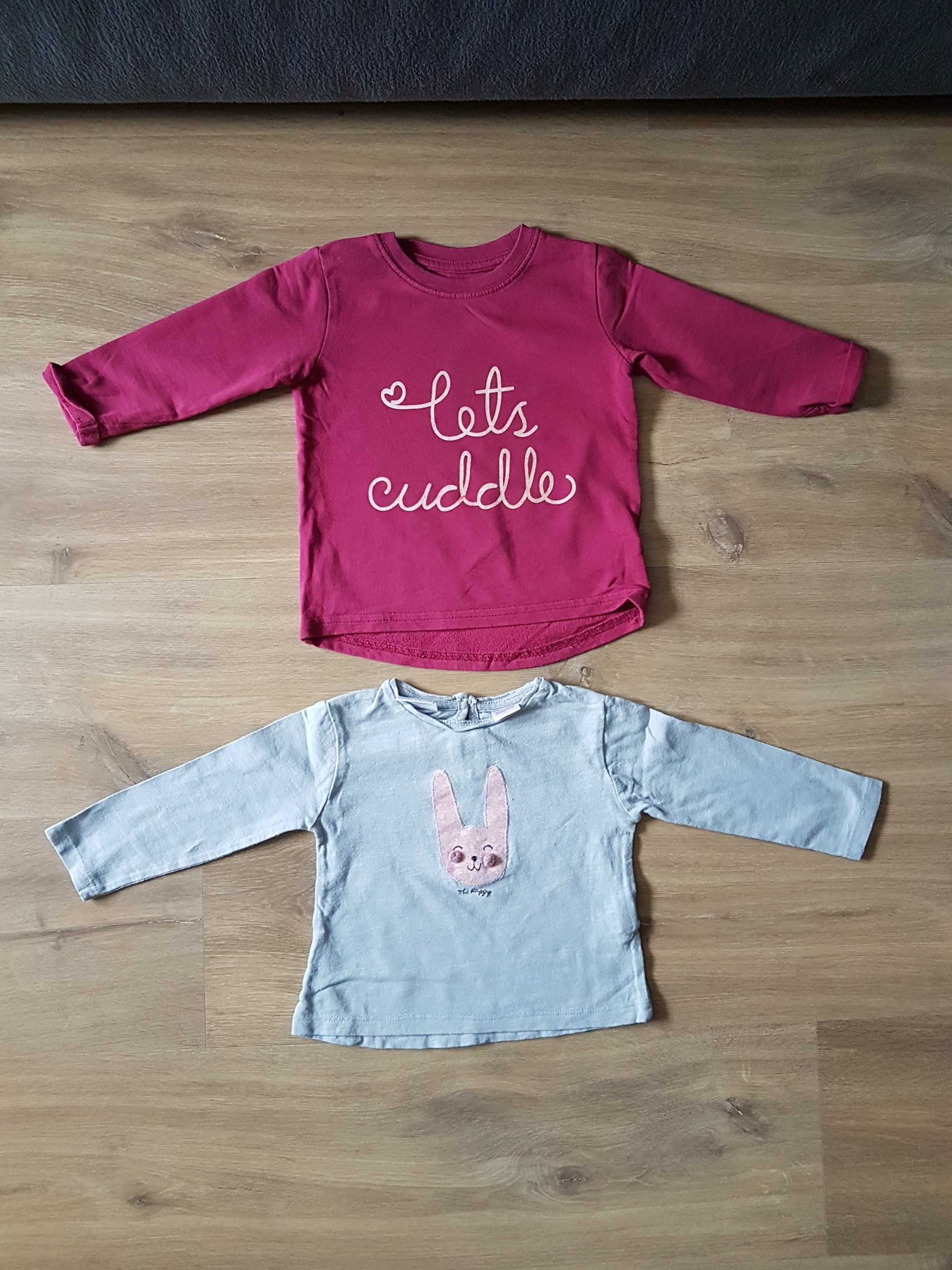 Zestaw ubranek niemowlęcych roz. 80/86 Bluza 100% wełna Minnie Mouse
