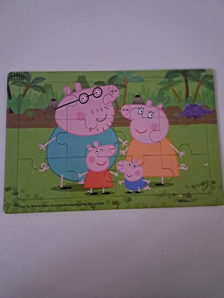 Puzle Świnka Peppa 4 zestawy