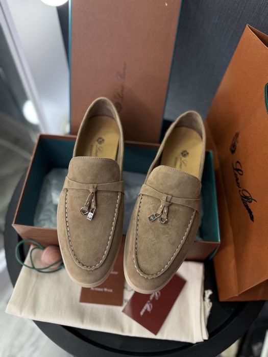 Loro piana лорікі лофери замшеві балетки італійська замша ручна робота