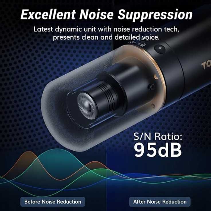 Mikrofon USB XLR TONOR TD520 do streamingu podcastów nagrań PRO