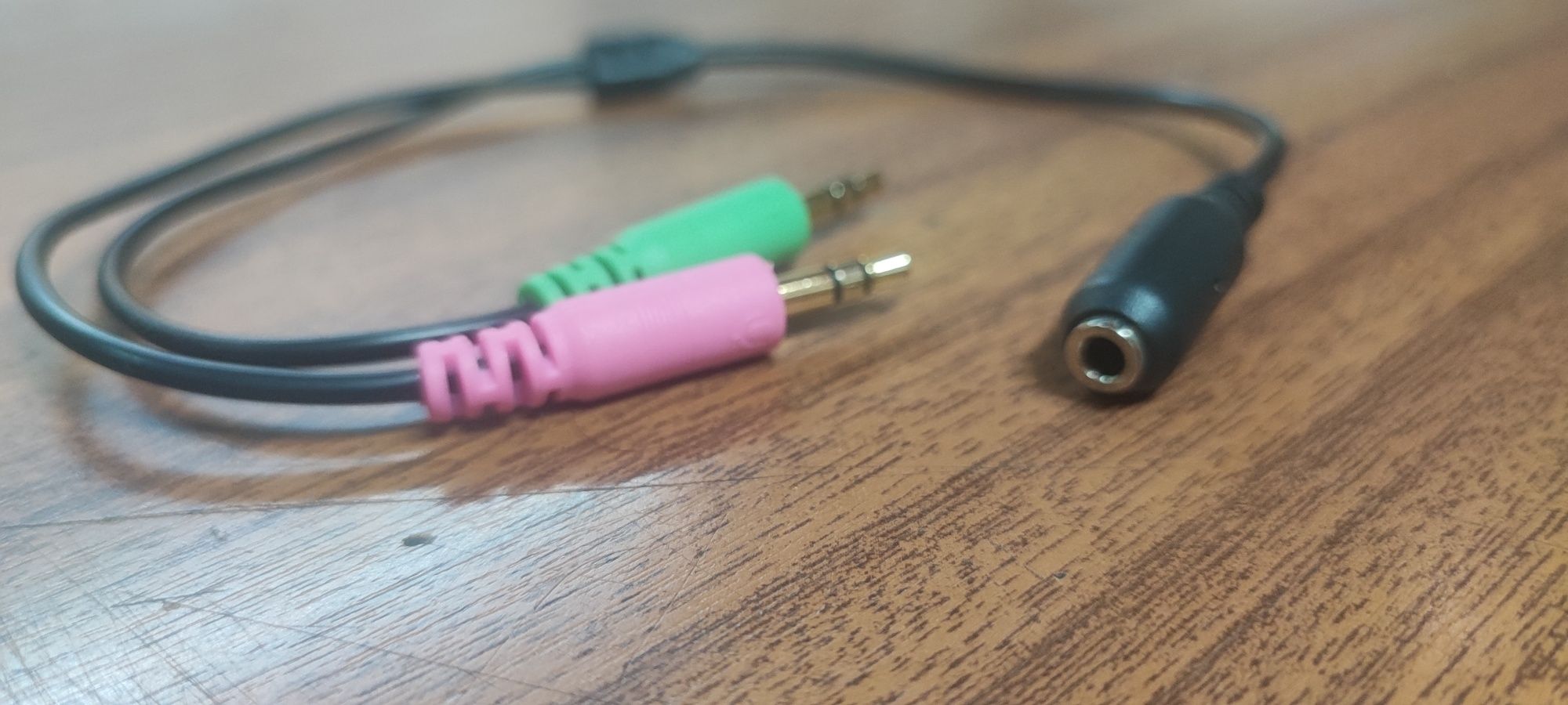 Adaptador cabo audio