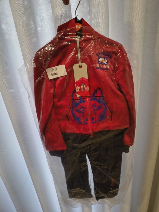 Conjunto criança calça mais casaco