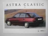 OPEL Astra F Classic Prospekt Opel Astra I Classic Katalog 4d sedan PL