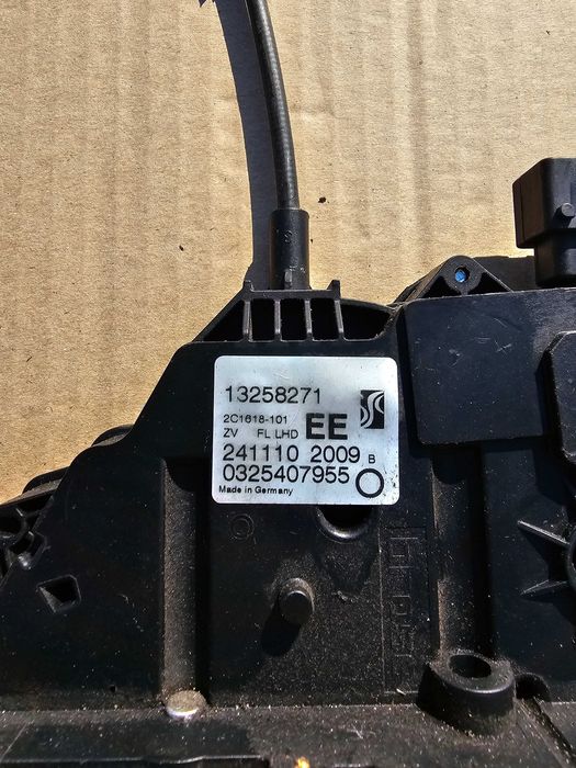 Zamek Drzwi Lewy Przód Opel Meriva B EUROPA 6 Pinów Symbol EE