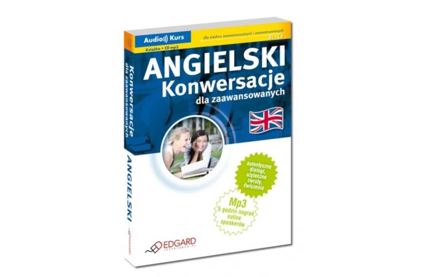 Angielski. Konwersacje dla zaawansowanych B1 - C2 Edgard książka + DVD