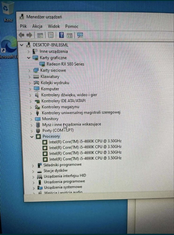 Komputer stacjonarny i5/ 16 GB