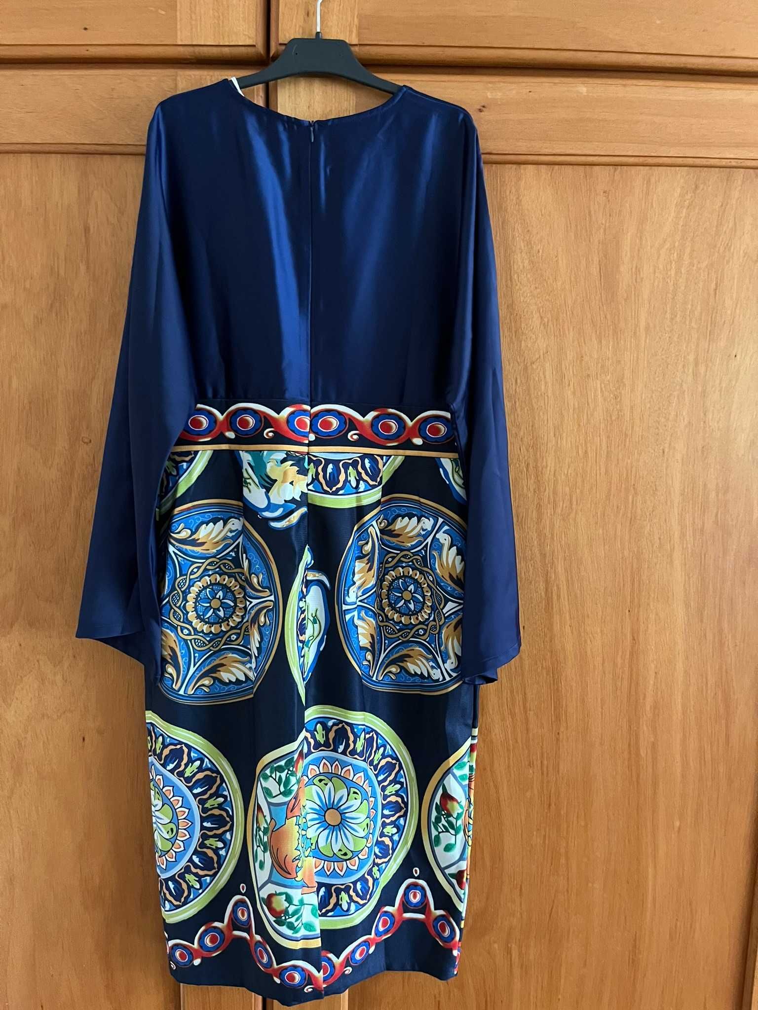 Vestido combinado