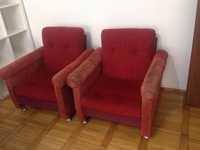 Fotele tapicerowane 2 sztuki (cena za 1 szt.)