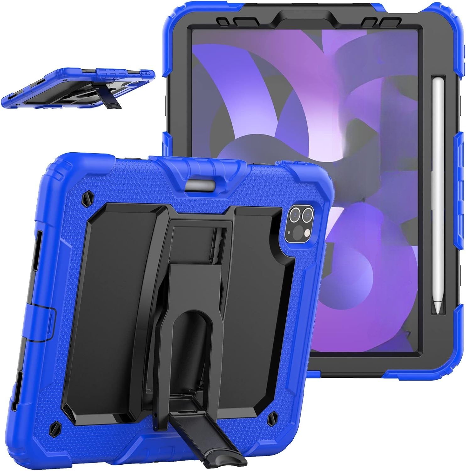 Etui do iPad Air 5/Air 4/ Pro 11 z Paskiem na Ramię Niebieskie