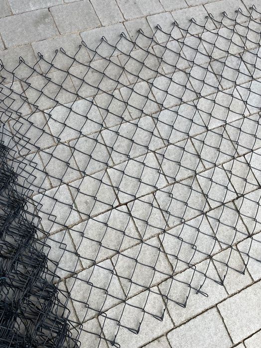 Siatka ogrodzeniowa pleciona antracyt 1 m x 10 m