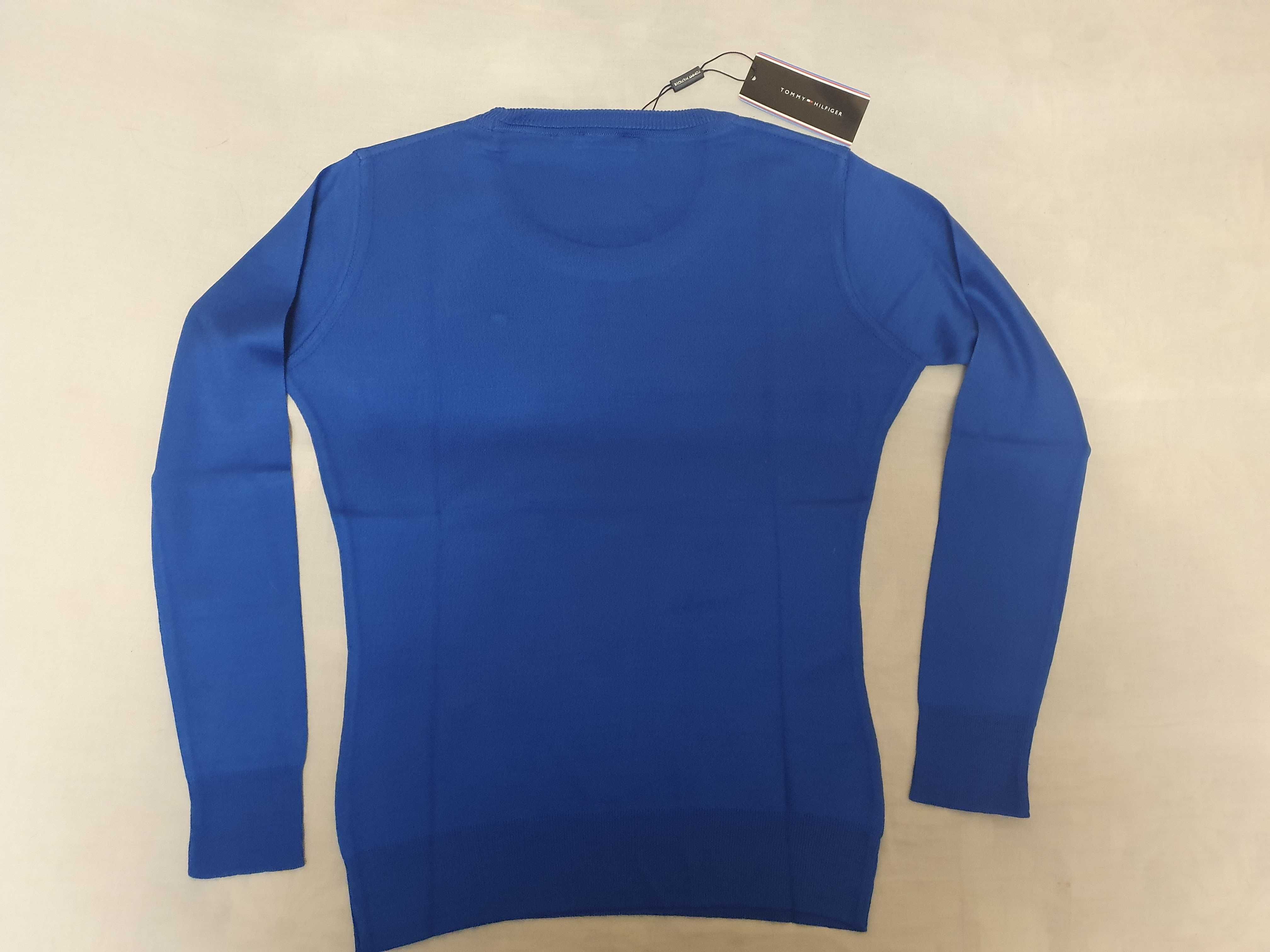 NOWY damski sweter Tommy Hilfiger bluzka elegancka TH XL