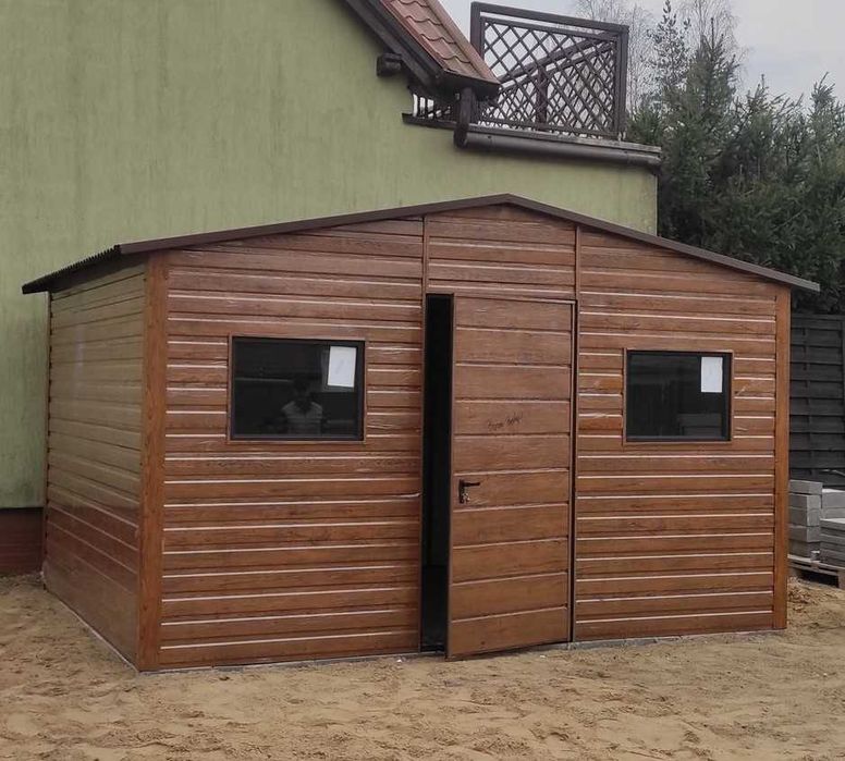 Wiata DOMEK OGRODOWY 4X2M okno Złoty Dąb