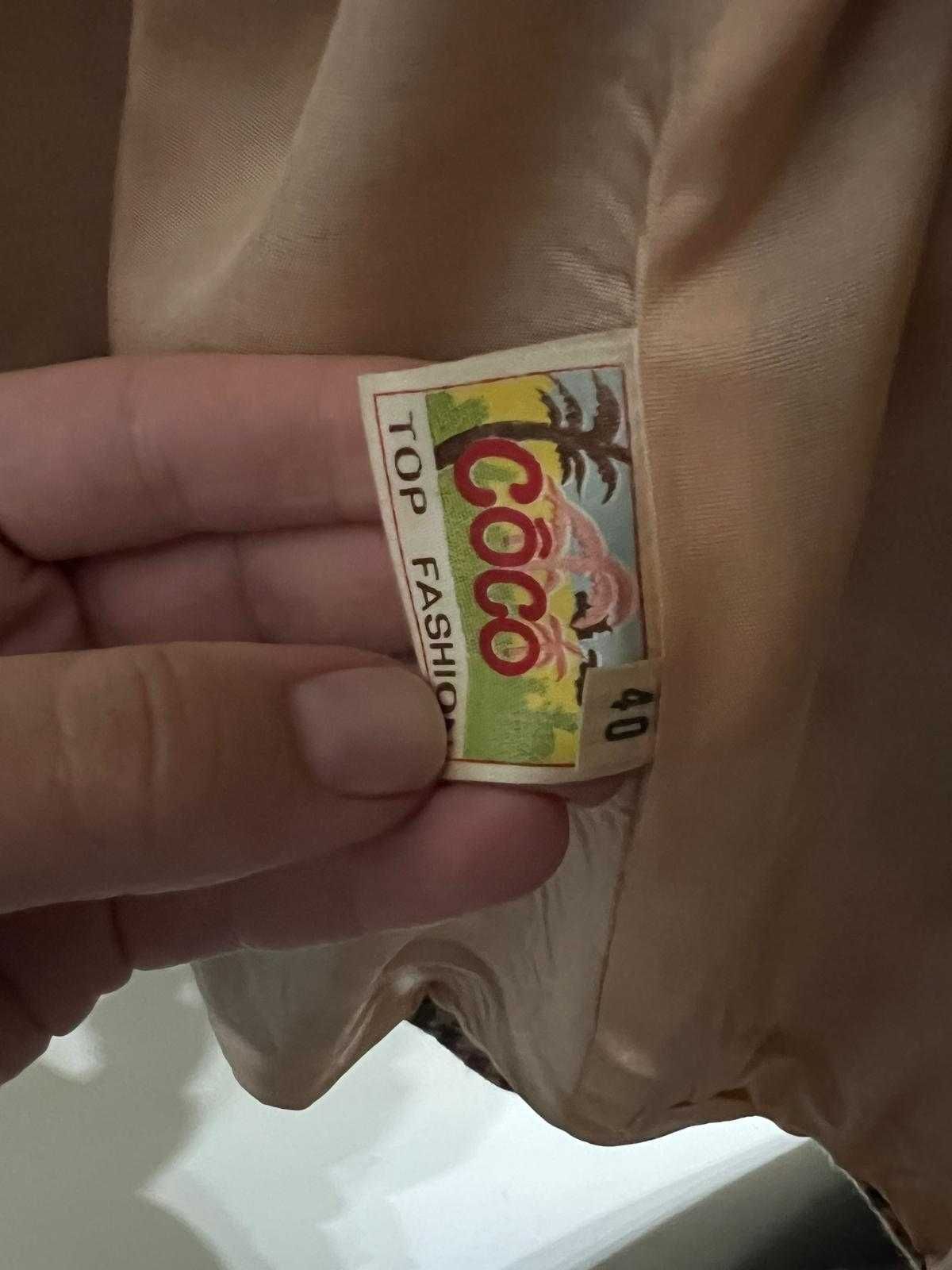 Blazer Vintage em Padrão Pied-de-Poule