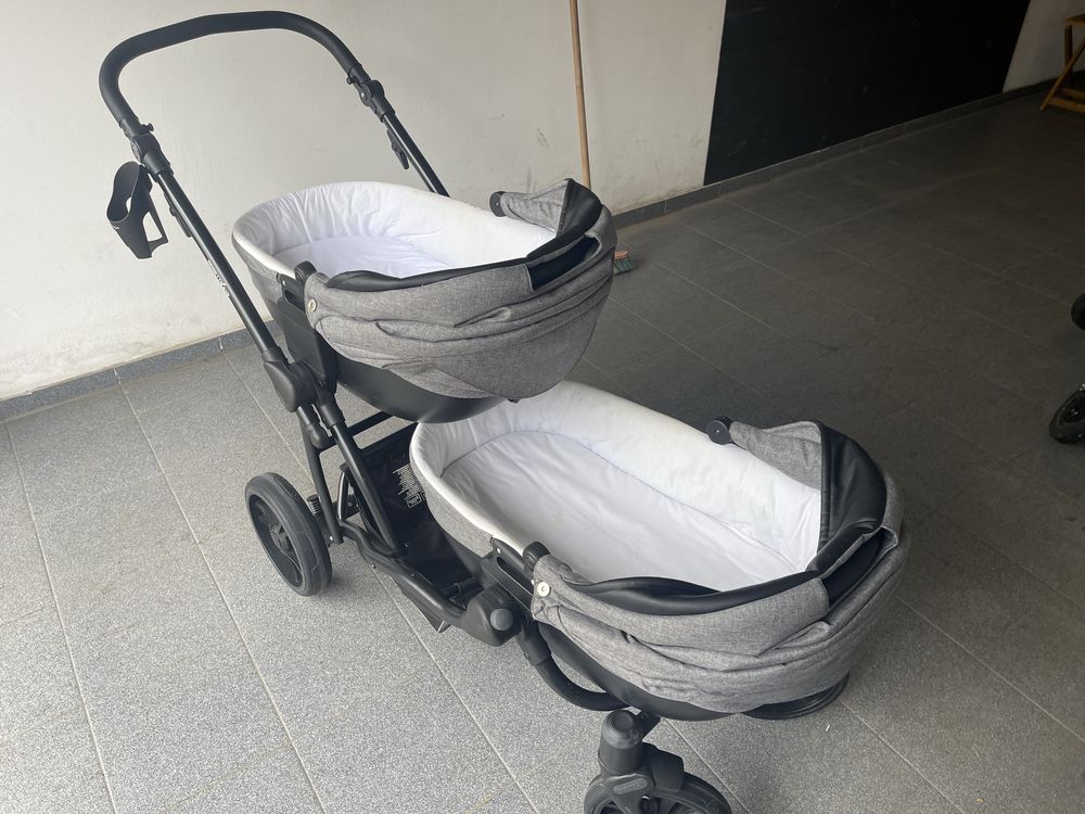Wózek Bebetto 42 dla bliźniąt lub rok po roku
