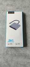 adapter/hub USB-C 2w1 z dwoma portami HDMI
