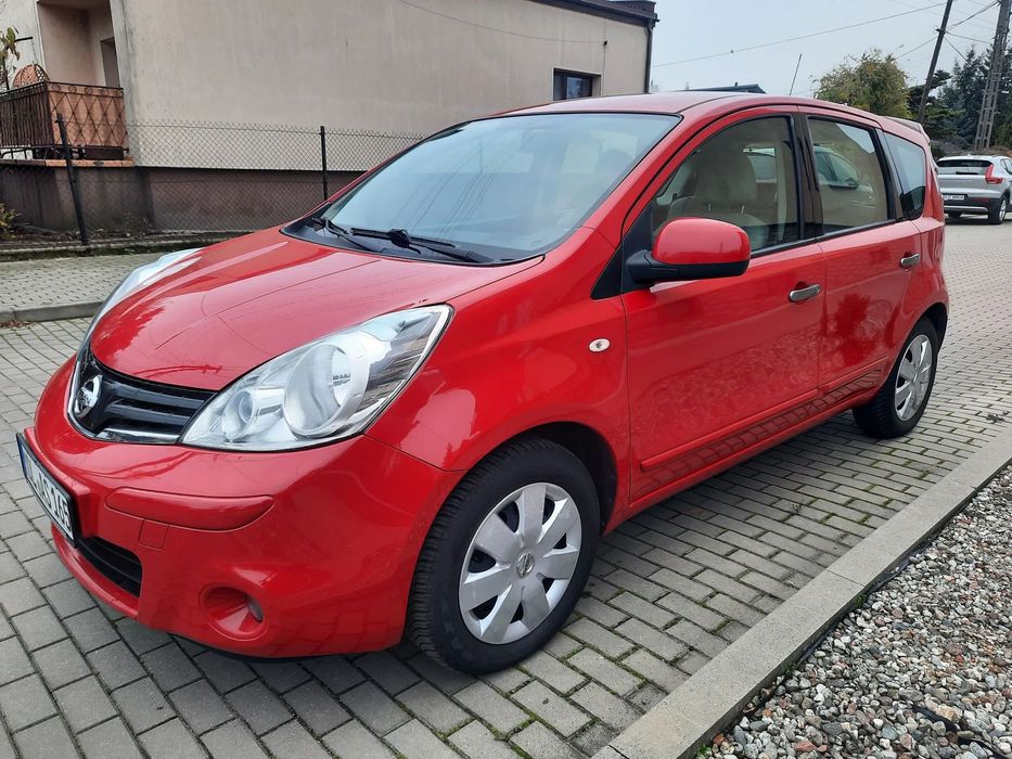 Nissan Note 1.4 Benzyna 2010r. Bezwypadkowy Zadbany Hak Serwisowany 148tys.km