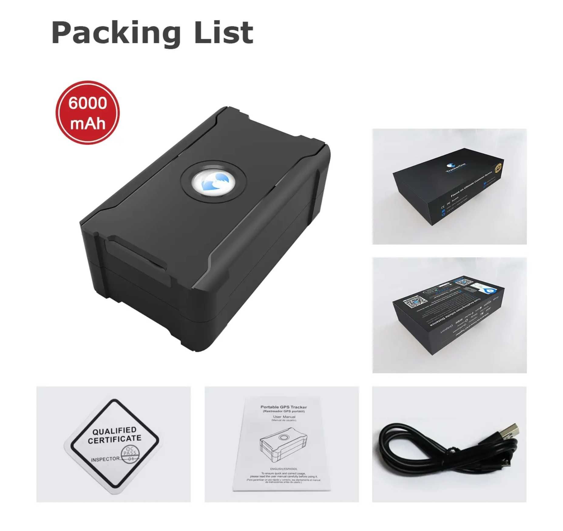Przenośny lokalizator GPS 4G magnetyczny do samochodu motocykla