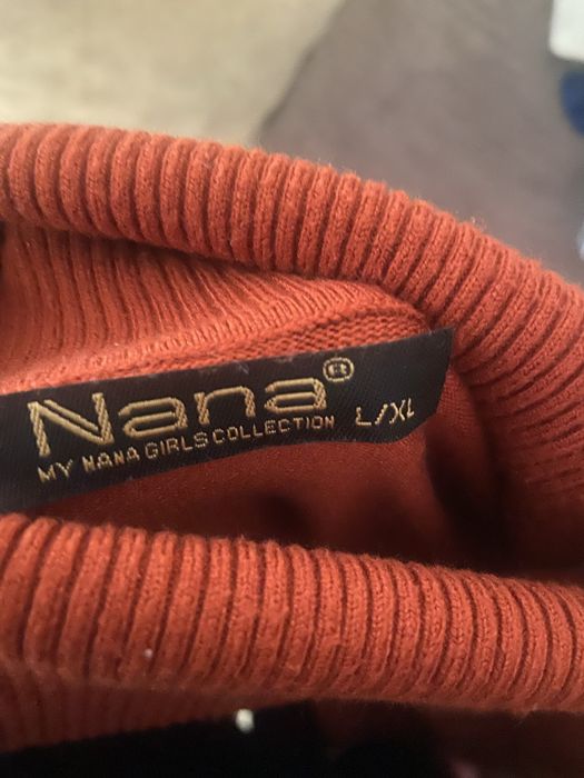 Camisola gola alta laranja