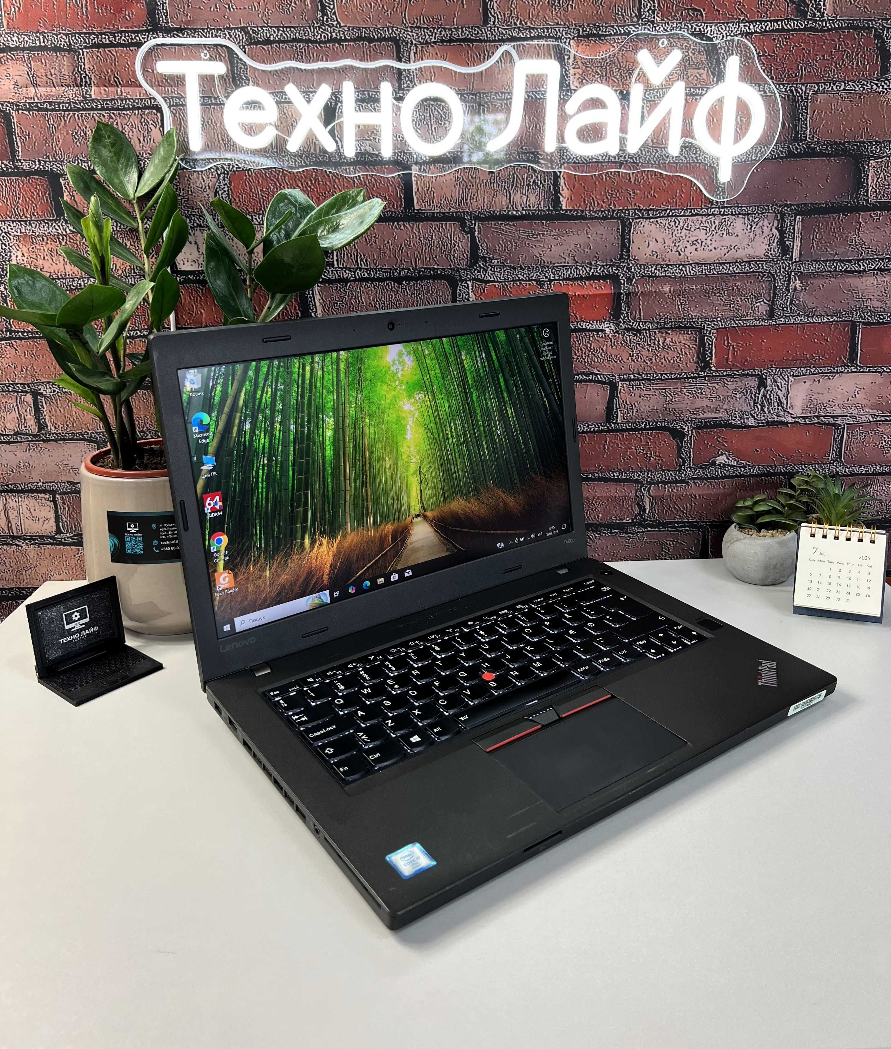 NVIDIA 940MX (2GB)·Lenovo ThinkPad T460p·i7-6820HQ·8GB+SSD256GB·14"IPS