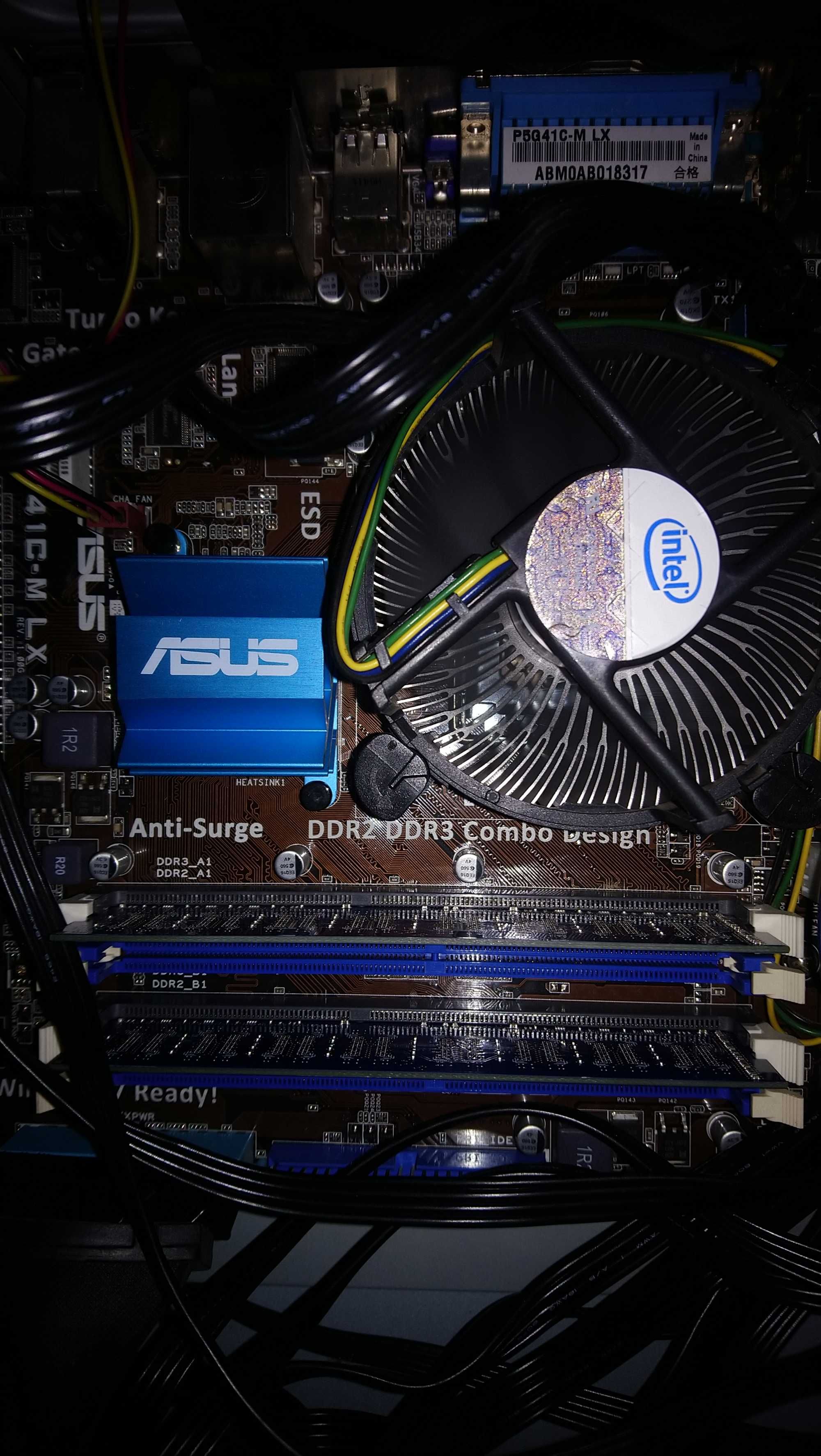 Płyta główna Asus P5GC41C-M LX Procesor 4GB RAM Chłodzenie