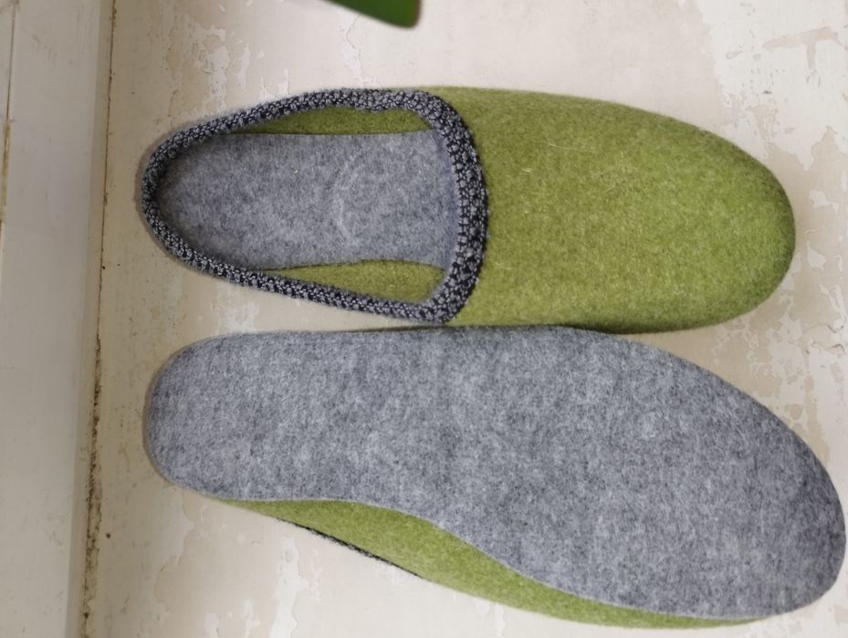 Домашние тапки войлочные тапочки капці