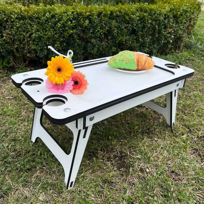 столик трансформер для ноута Cтолик деревянный для завтраков