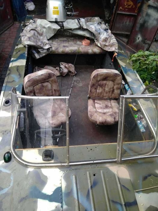 Комплект лодка+ двигун Honda 50 + лафет