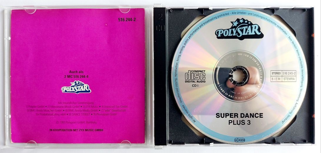Super Dance Plus 3 2CD 1993r U96 2 Unlimited Haddaway Army Of Lovers