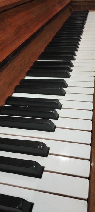 Pianino JANOWSKY, metalowa płyta