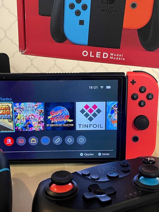 Nintendo Switch OLED - Desbloqueada - Como Nova | 320 €