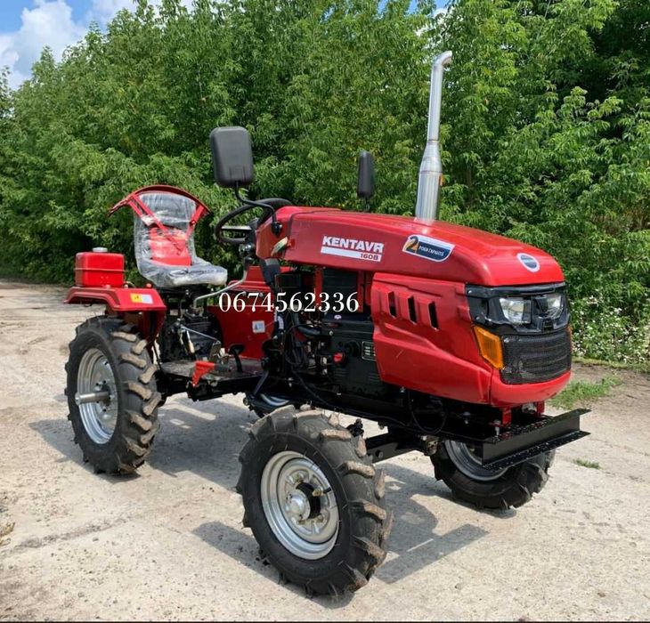 Мототрактор Кентавр 160B з плугом і фрезой Доставка безкоштовна Кредит