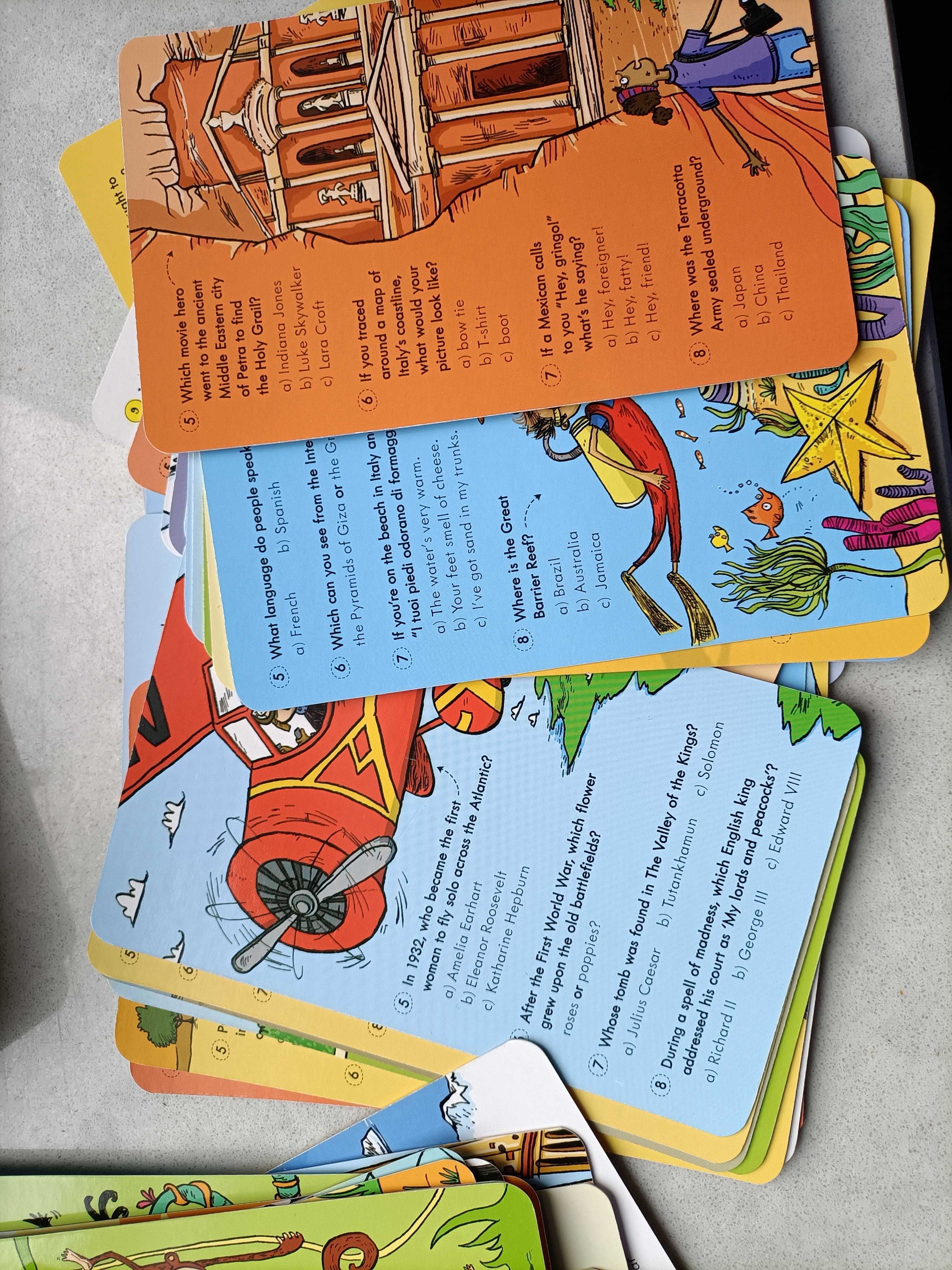 Gra karciana Usborne Quiz Tin