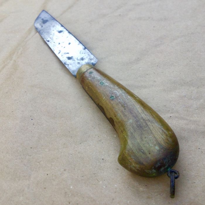 Антикварный немецкий нож повара ХIX век