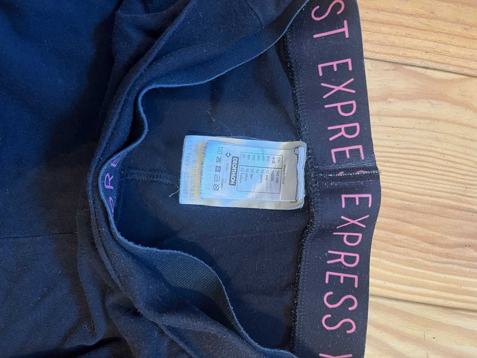 12 anos Calças de Dança Moderna/Jazz Largas e Leves - Rapariga - Preto