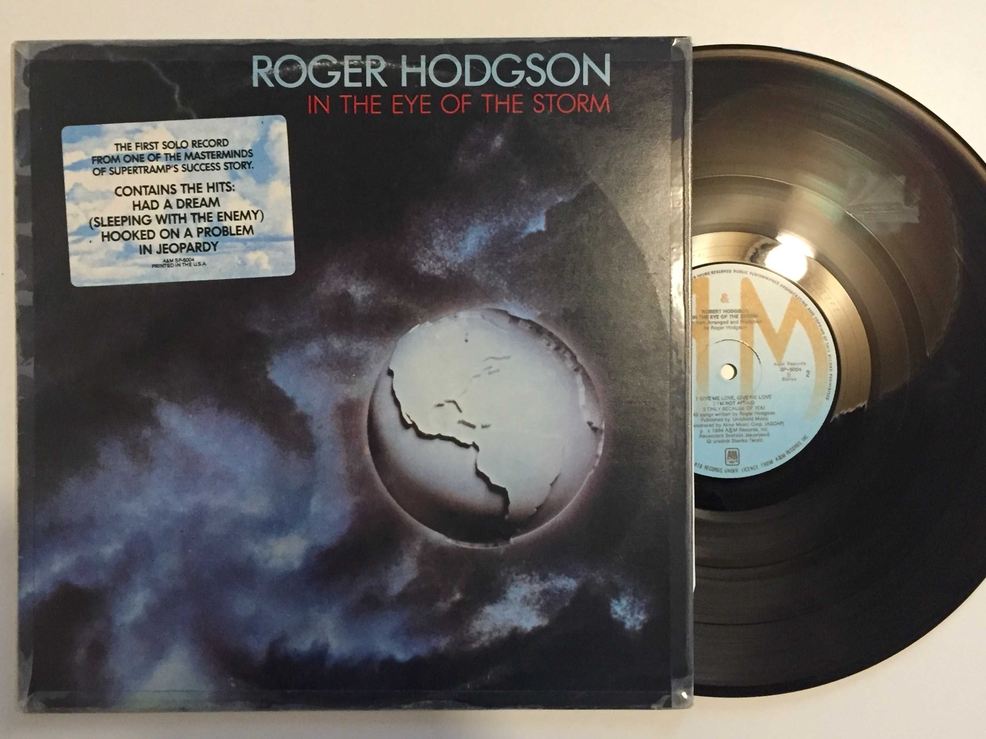 RTB 2222663 (A&M SP-5004) Roger Hodgson In the eye of the storm (G)