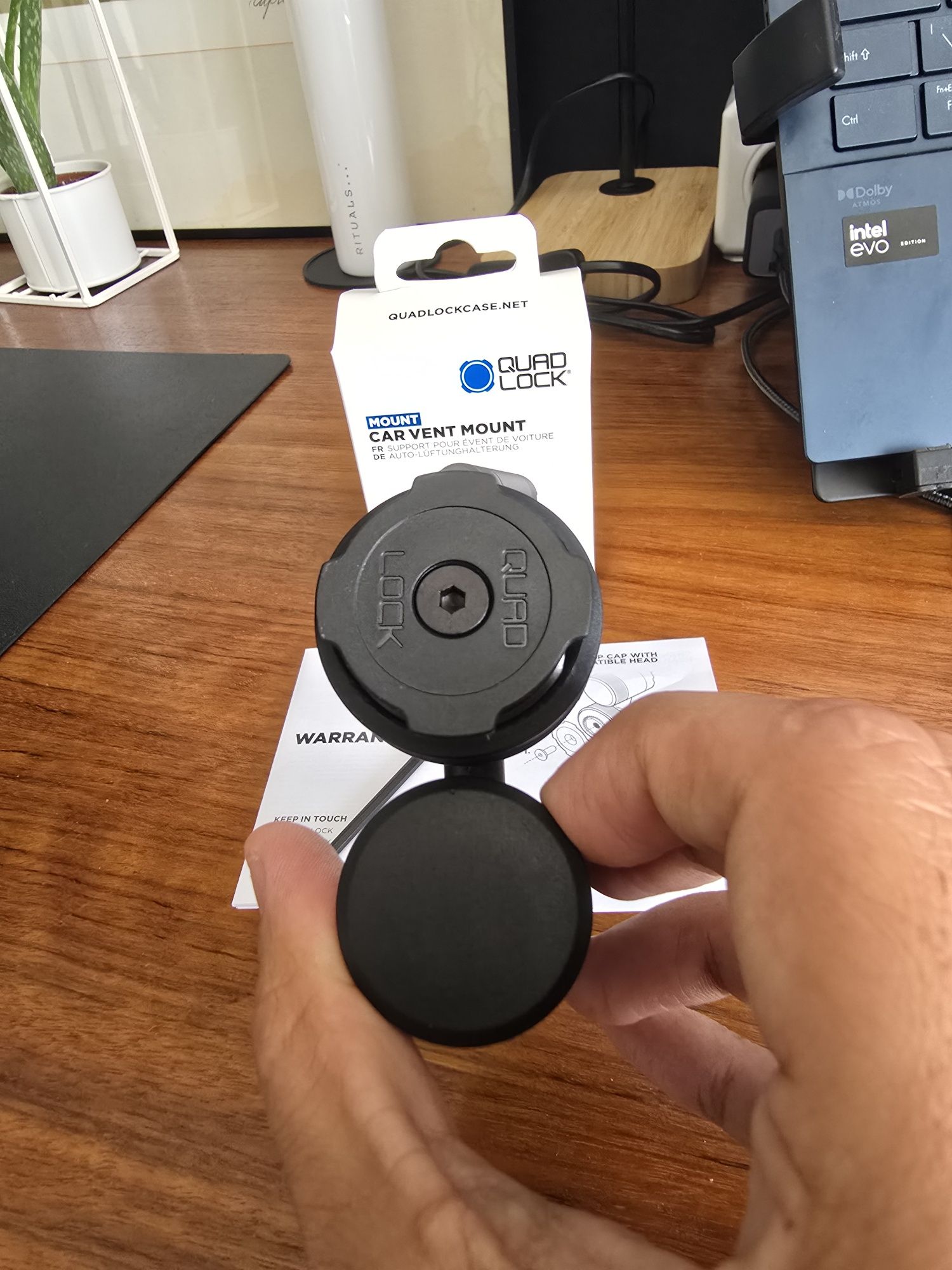 Quadlock Car Vent Mount (Novo)