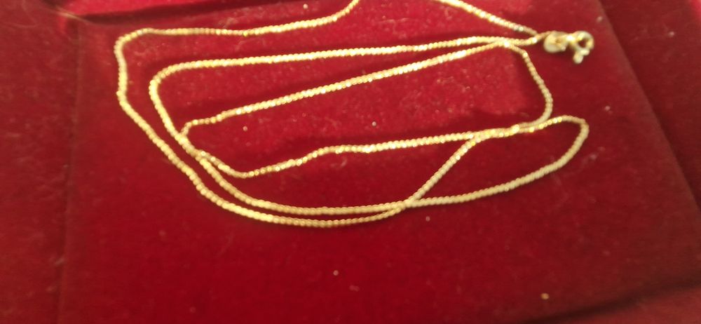 Łańcuszek złoty 18k próba 750 2.12gr. żmijka płaska