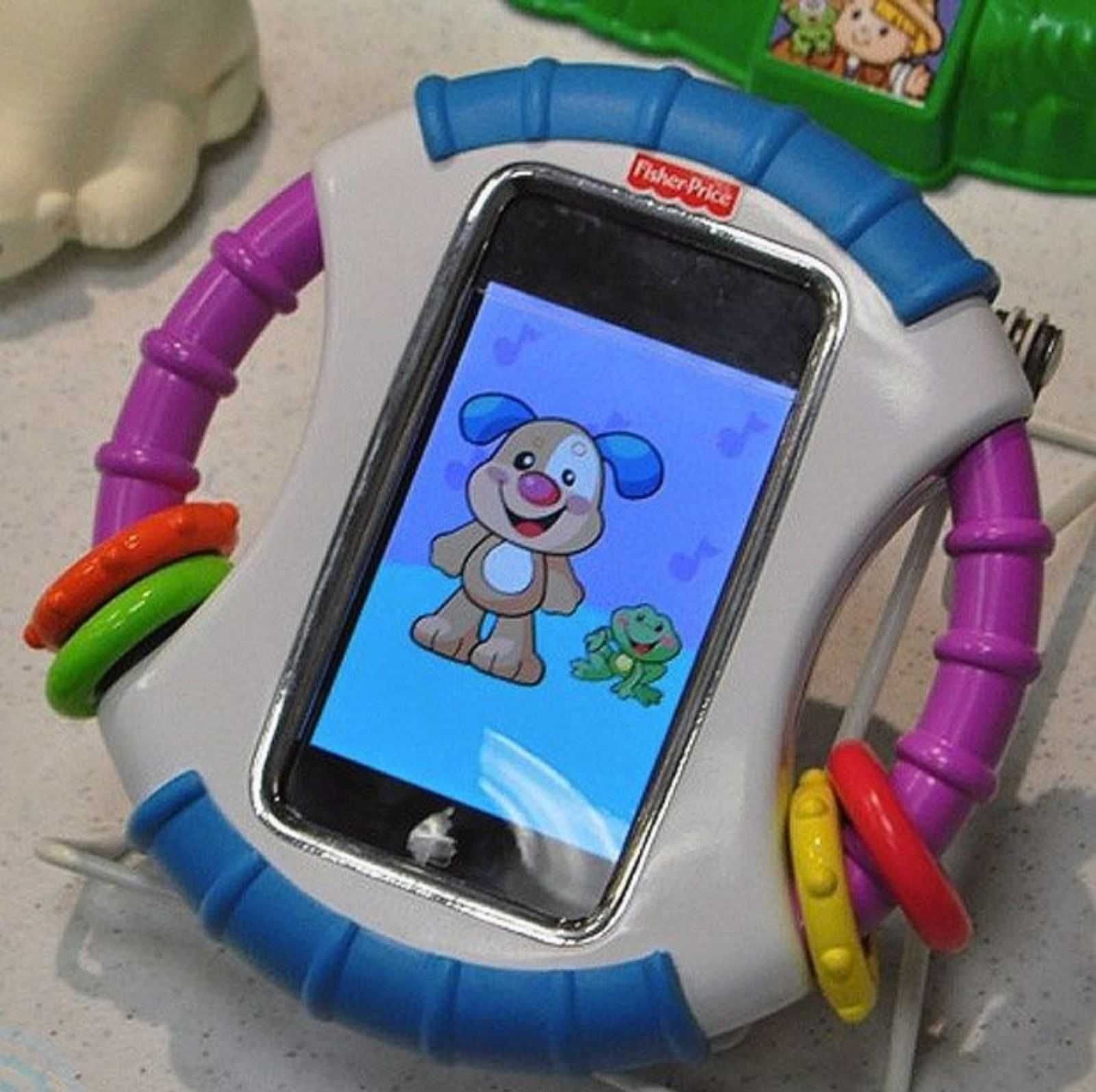 Тримач-брязькальце iPhone, Fisher price