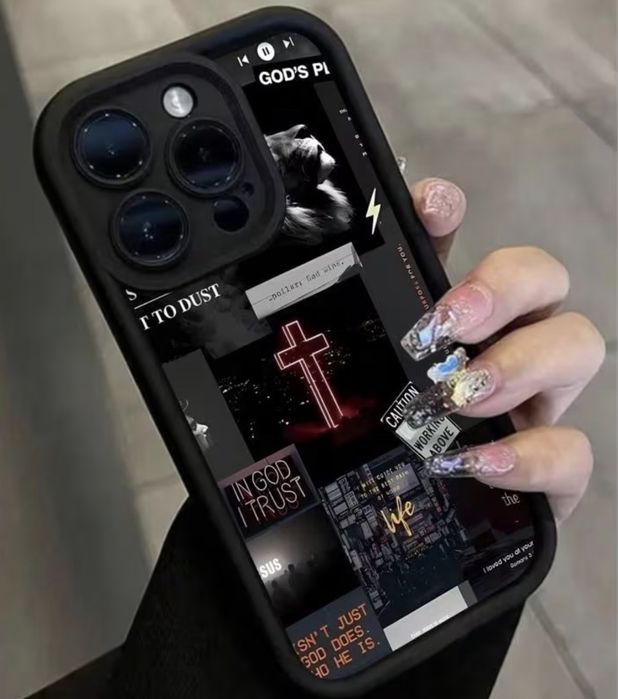 Воздушная подушка чехол 13 Pro Max. Old school. Пикми чехол, bad girl.